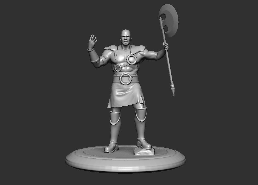 3D Warrior ShowReel 3D print model_5