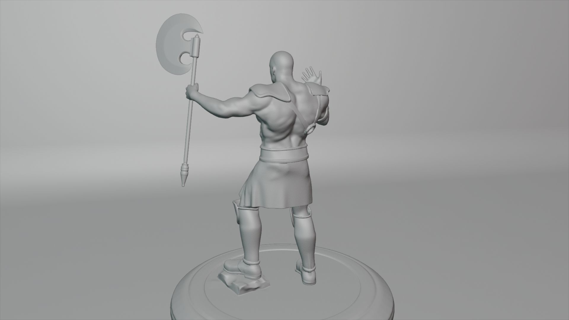 3D Warrior ShowReel 3D print model_3