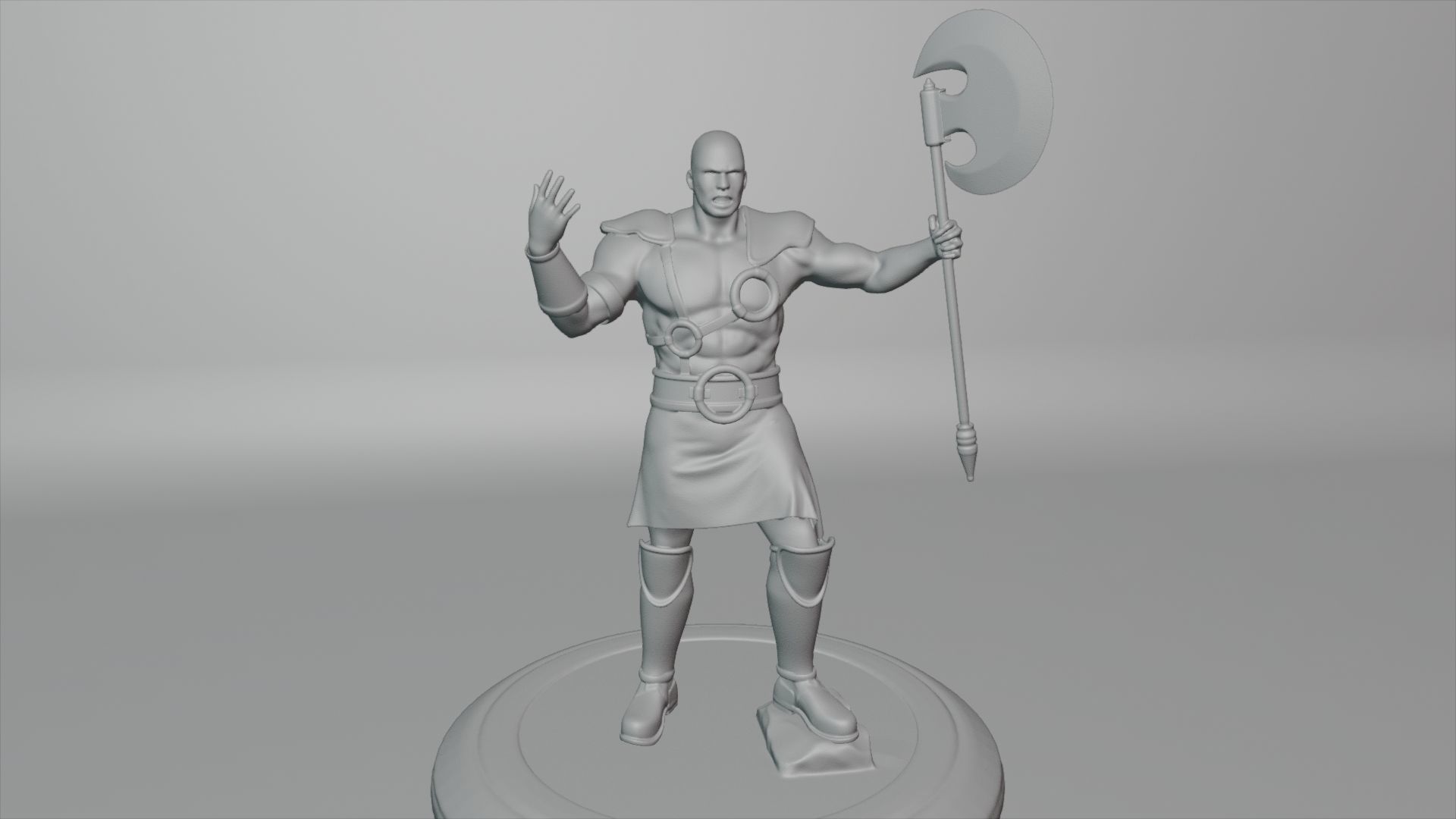 3D Warrior ShowReel 3D print model_2
