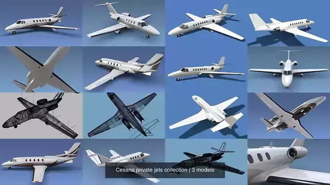 Cessna private jets collection 