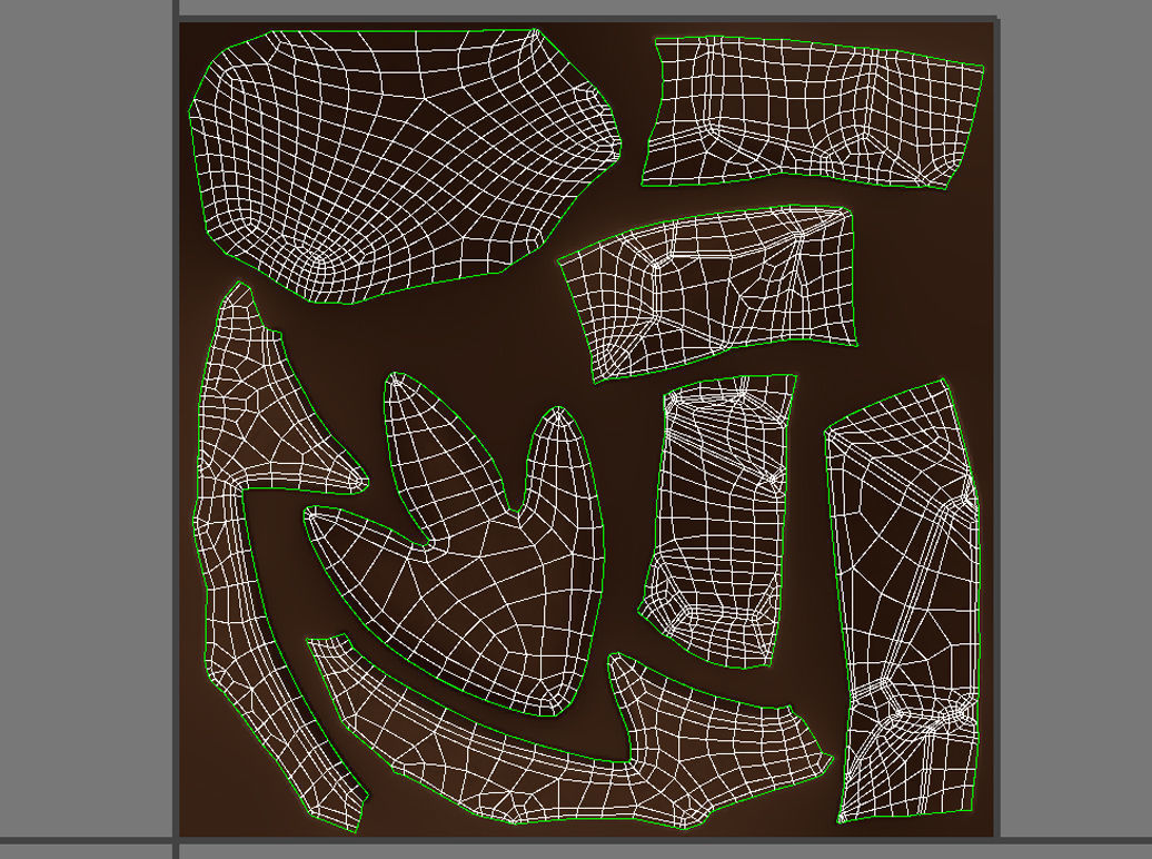 Dinosaur Footprint Fossil 3D model_21