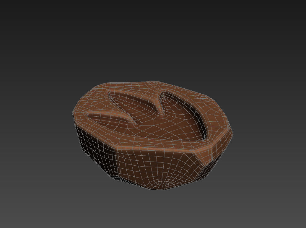 Dinosaur Footprint Fossil 3D model_17