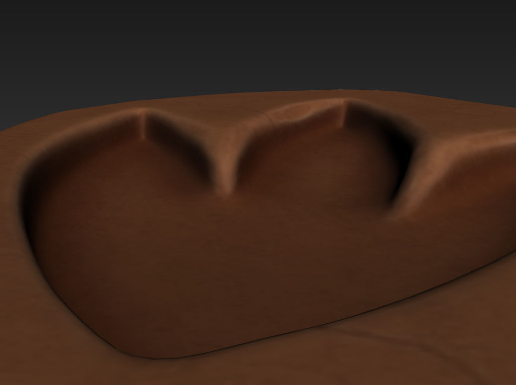 Dinosaur Footprint Fossil 3D model_19