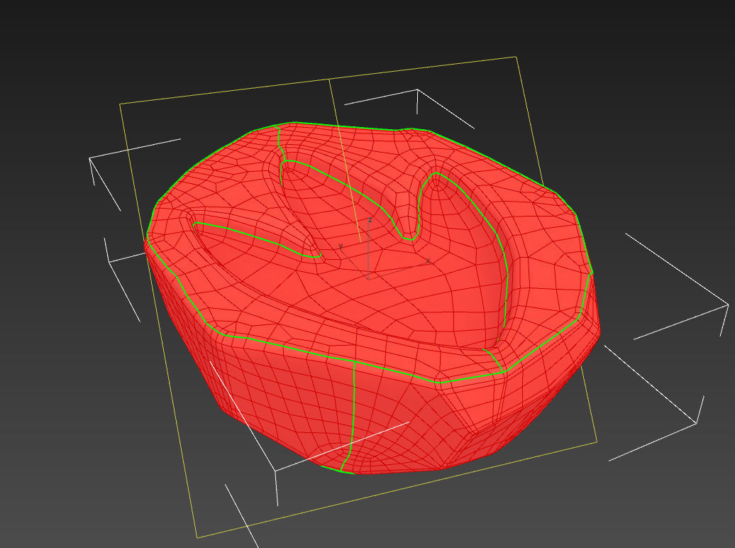Dinosaur Footprint Fossil 3D model_20