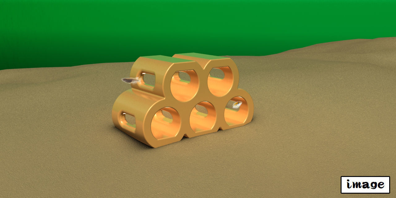 Aquarium-Ornaments Pipe Free 3D print model_8