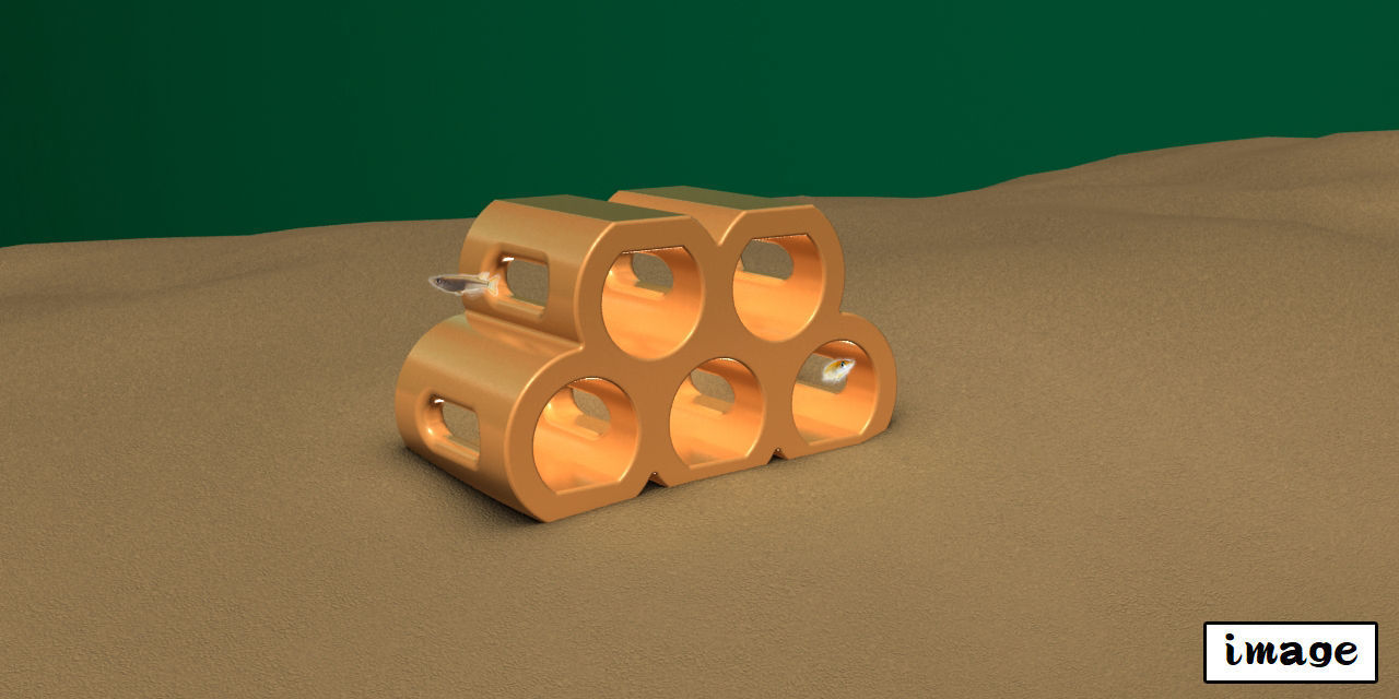 Aquarium-Ornaments Pipe Free 3D print model_7