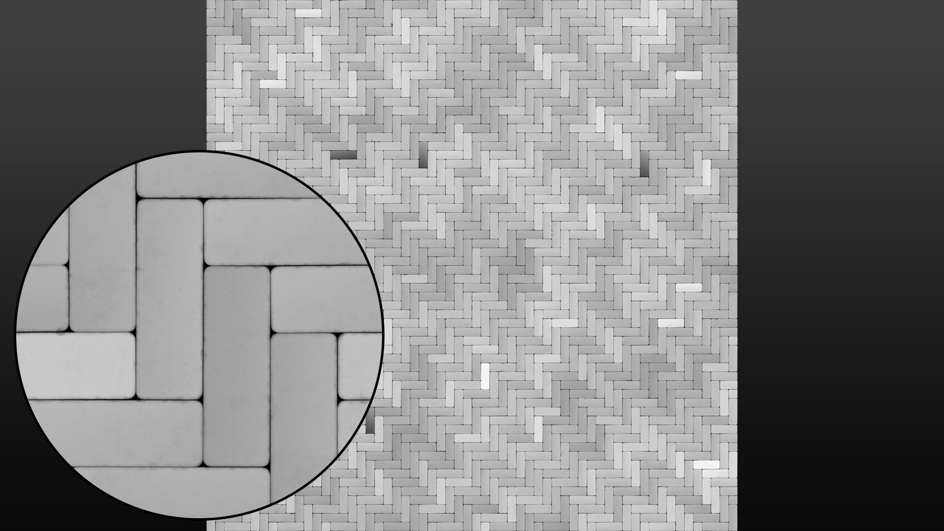 Dark brick damaged paving texture Texture_12