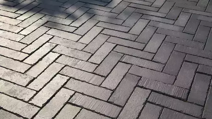 Black brick walk
