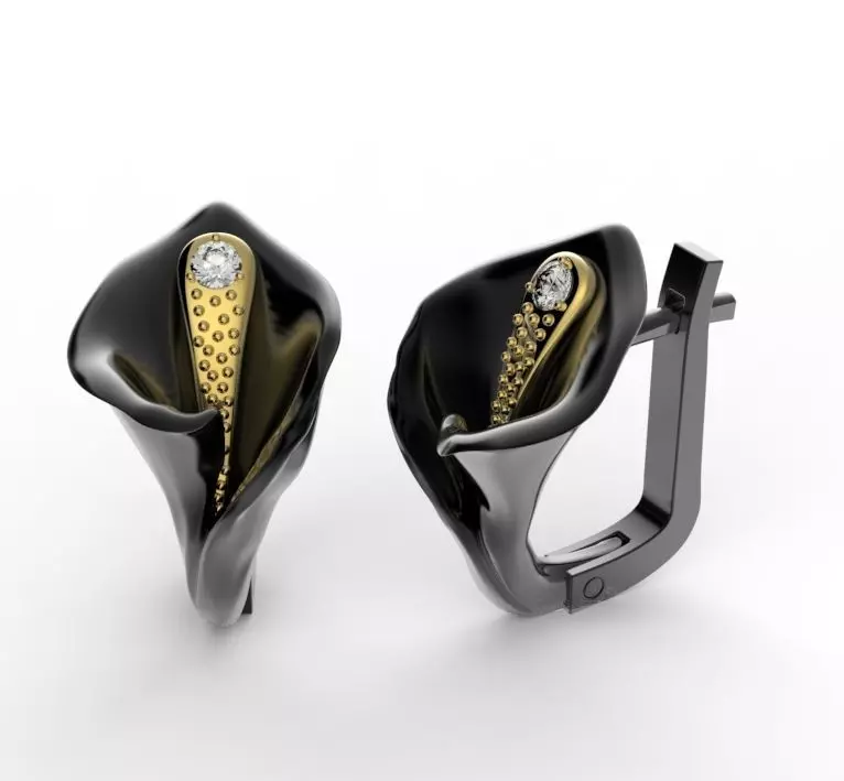 calla lily 3D print model_0