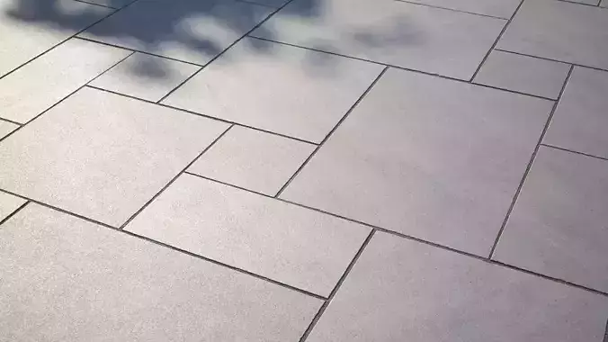 Smooth stone pavement