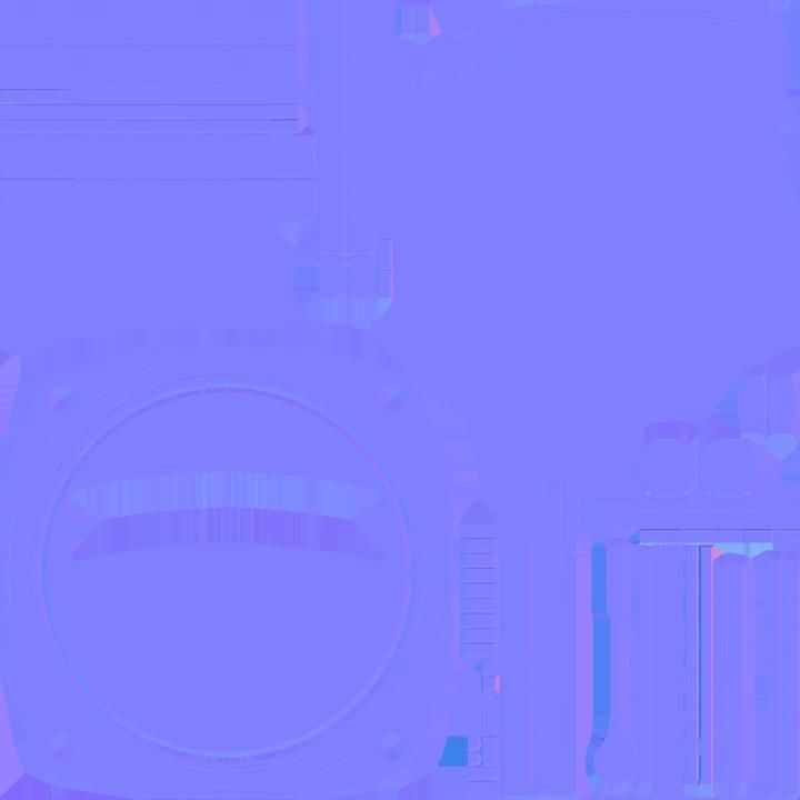 US TURN AND BANK INDICATOR Low-poly 3D model_7