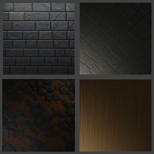 Stylized Dungeon Textures Texture