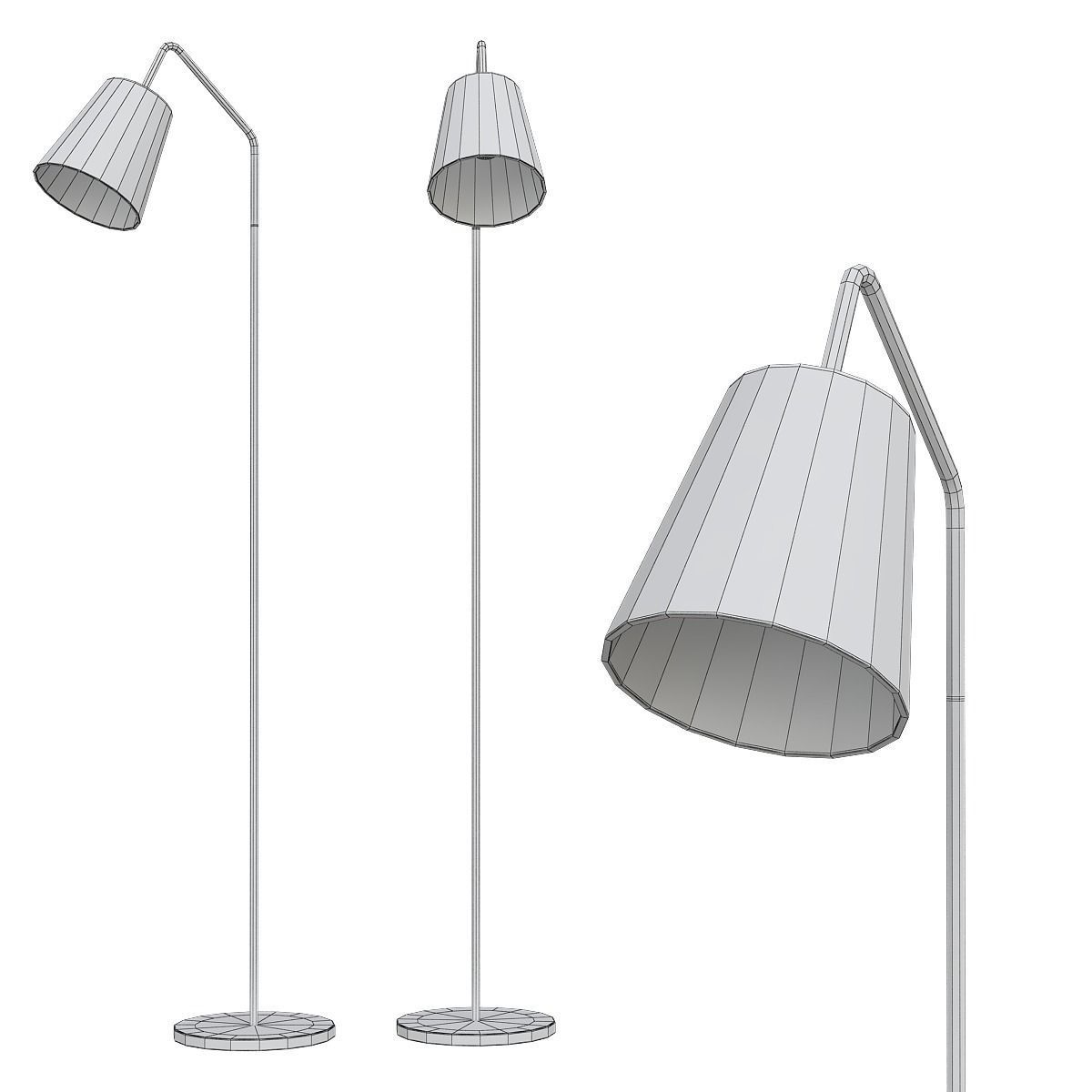 Floor Lamp low poly 3d models collection 15 pieces Low-poly 3D model_6