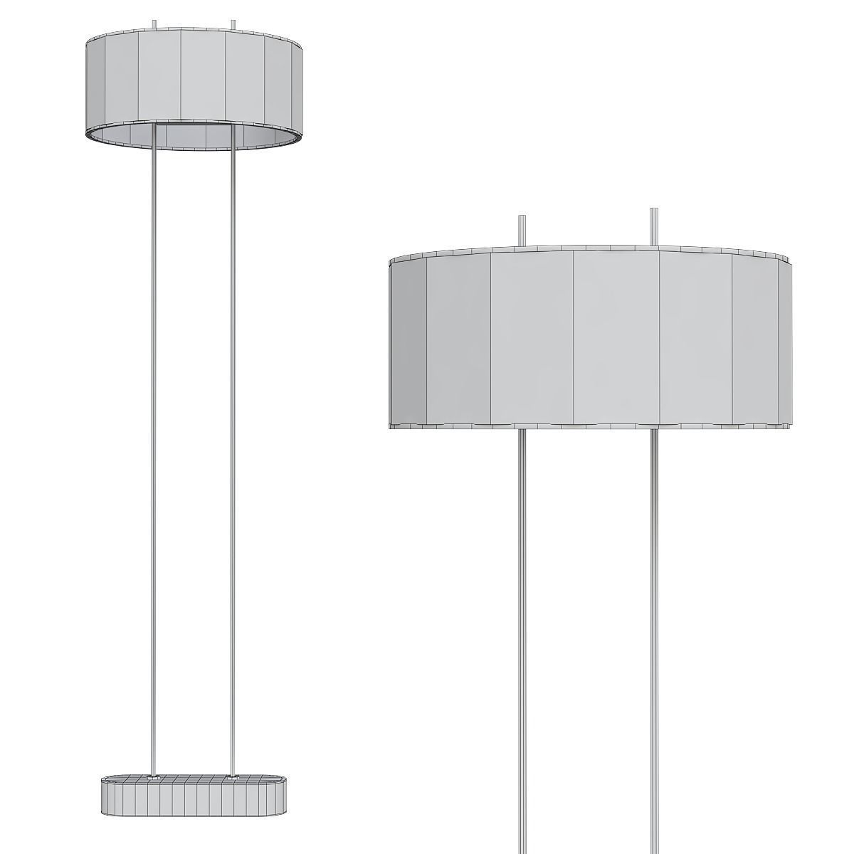 Floor Lamp low poly 3d models collection 15 pieces Low-poly 3D model_22