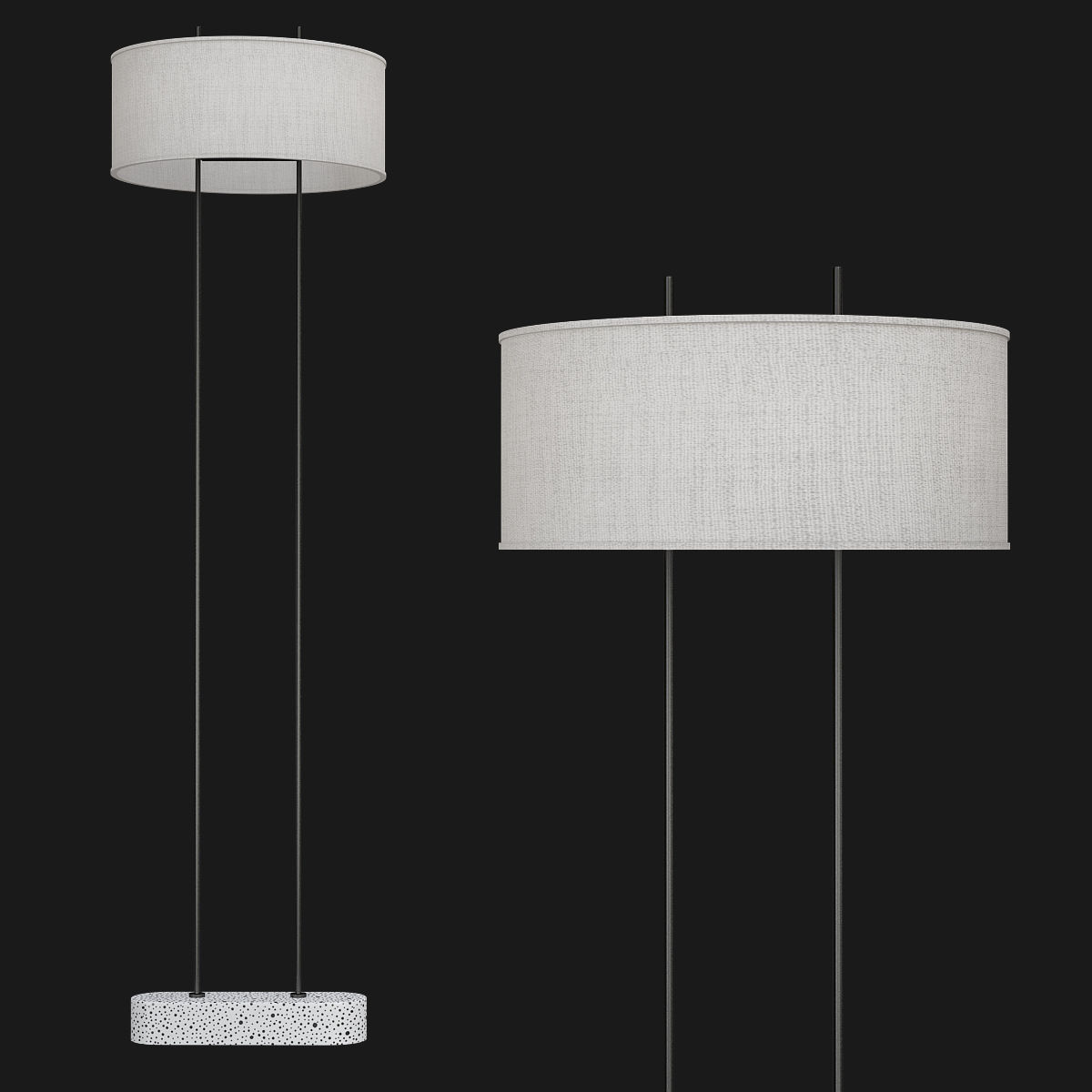 Floor Lamp low poly 3d models collection 15 pieces Low-poly 3D model_21