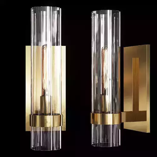 Restoration Hardware RAVELLE GRAND SCONCE Brass