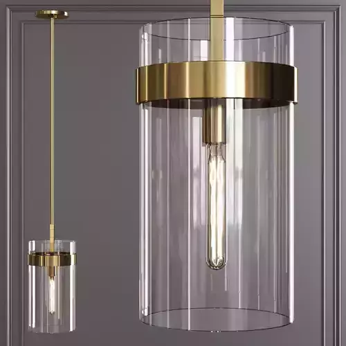 Restoration Hardware RAVELLE PENDANT 8 Brass
