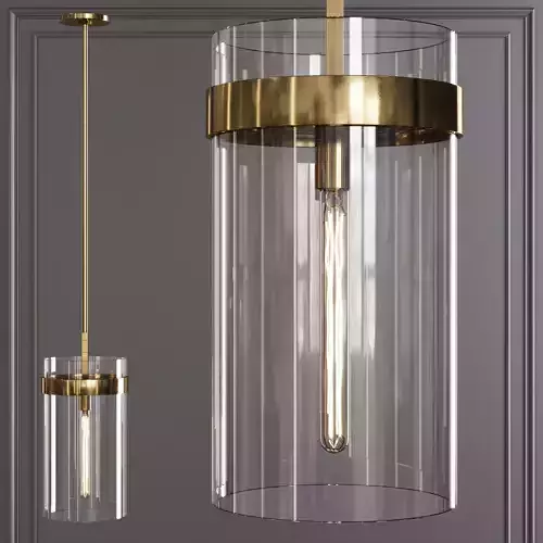 Restoration Hardware RAVELLE PENDANT 10 Brass