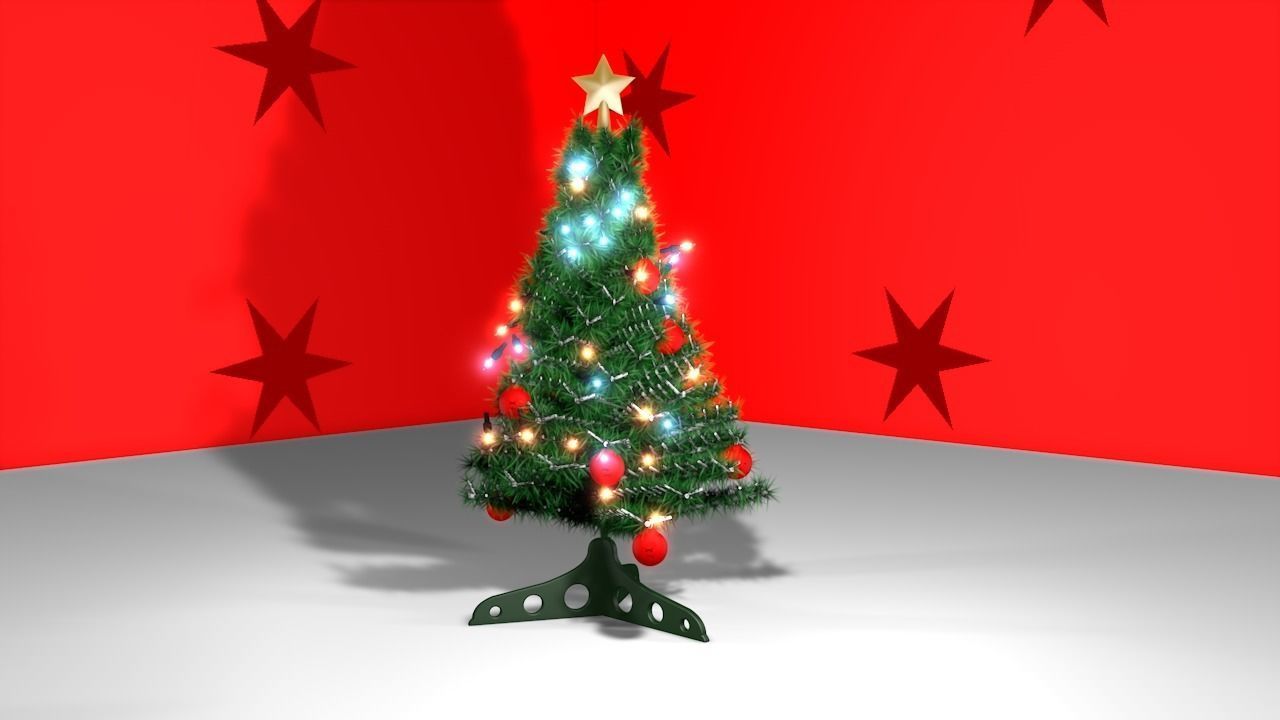 3d Christmas Tree 3D model 3D model_2