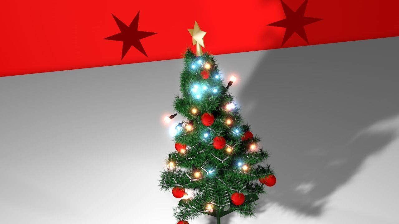 3d Christmas Tree 3D model 3D model_1