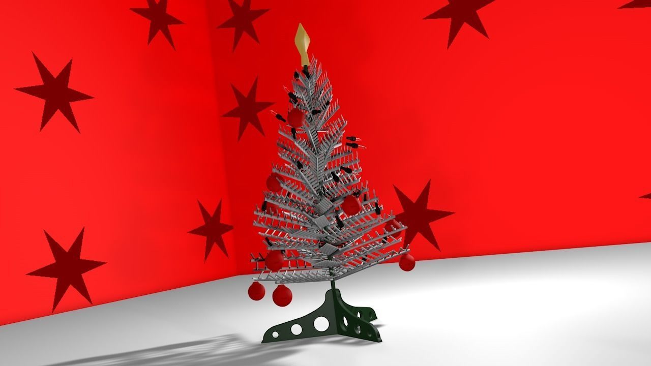 3d Christmas Tree 3D model 3D model_3