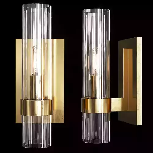 Restoration Hardware RAVELLE SCONCE Brass