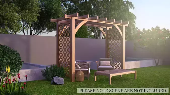 Pergola wooden