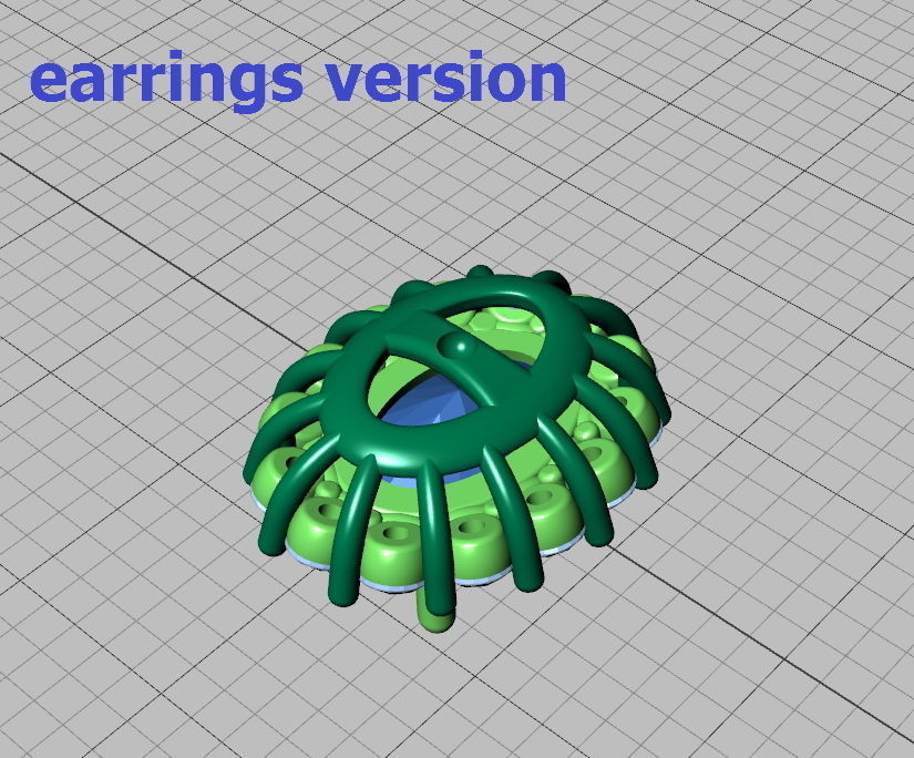 Oval Classic Pendant 8x6 stone 3dmodel 3D print model_14