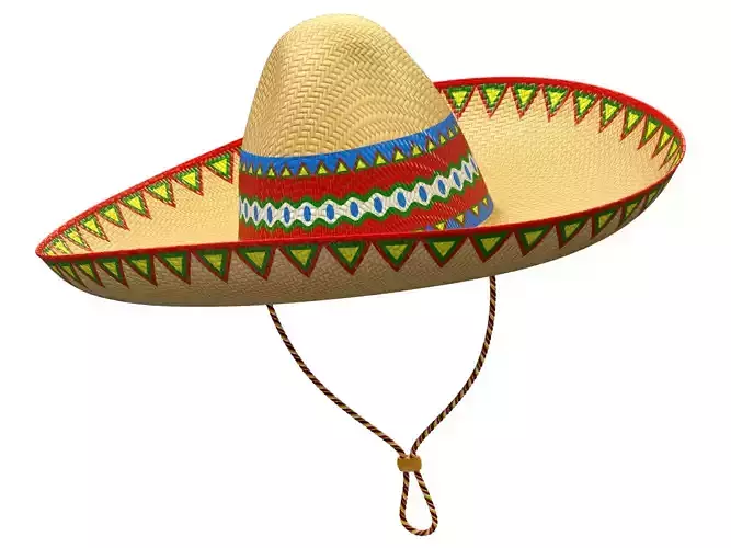 Sombrero mexican hat 3D model