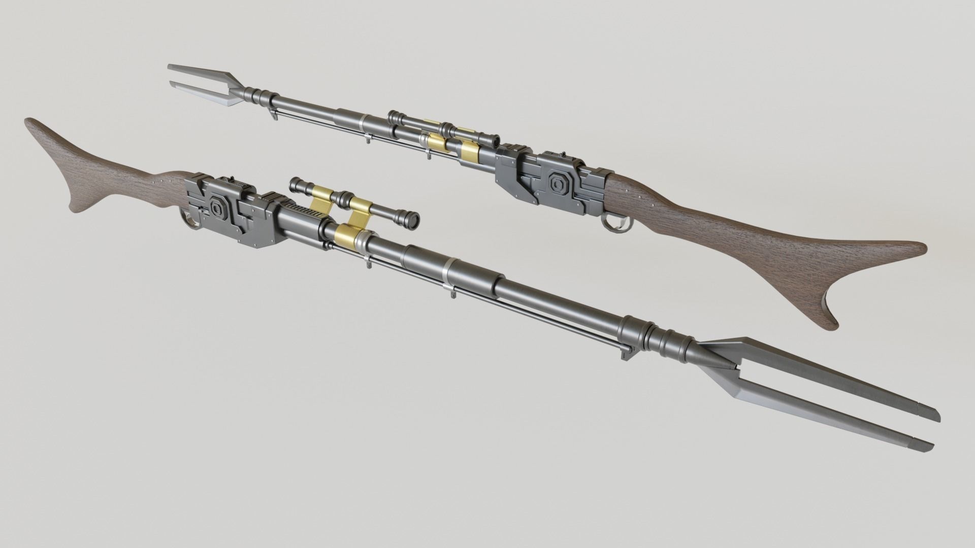 Star Wars The Mandalorian - Amban Phase-Pulse Blaster 3D model_4