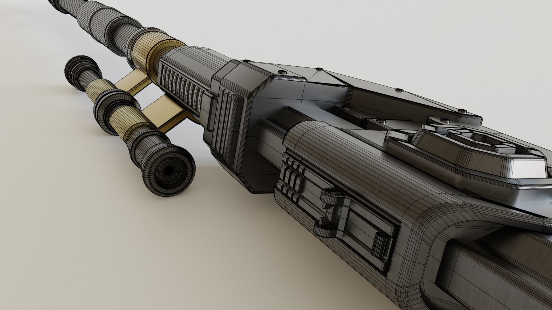 Star Wars The Mandalorian - Amban Phase-Pulse Blaster 3D model_9