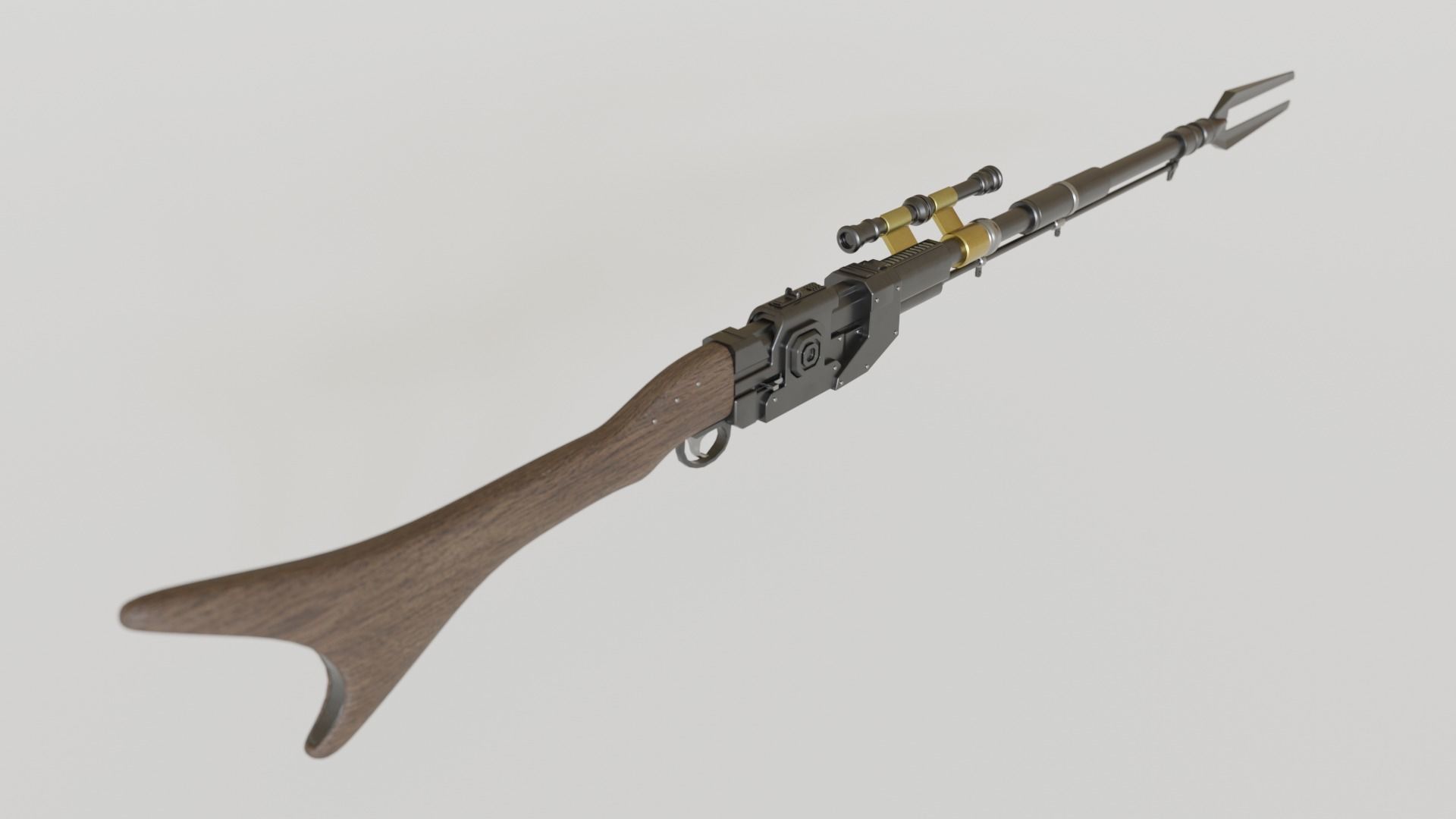 Star Wars The Mandalorian - Amban Phase-Pulse Blaster 3D model_1