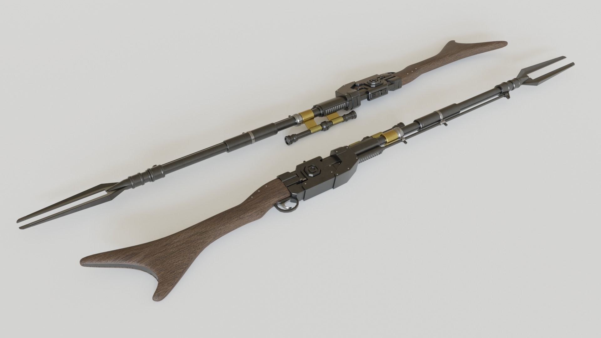 Star Wars The Mandalorian - Amban Phase-Pulse Blaster 3D model_6