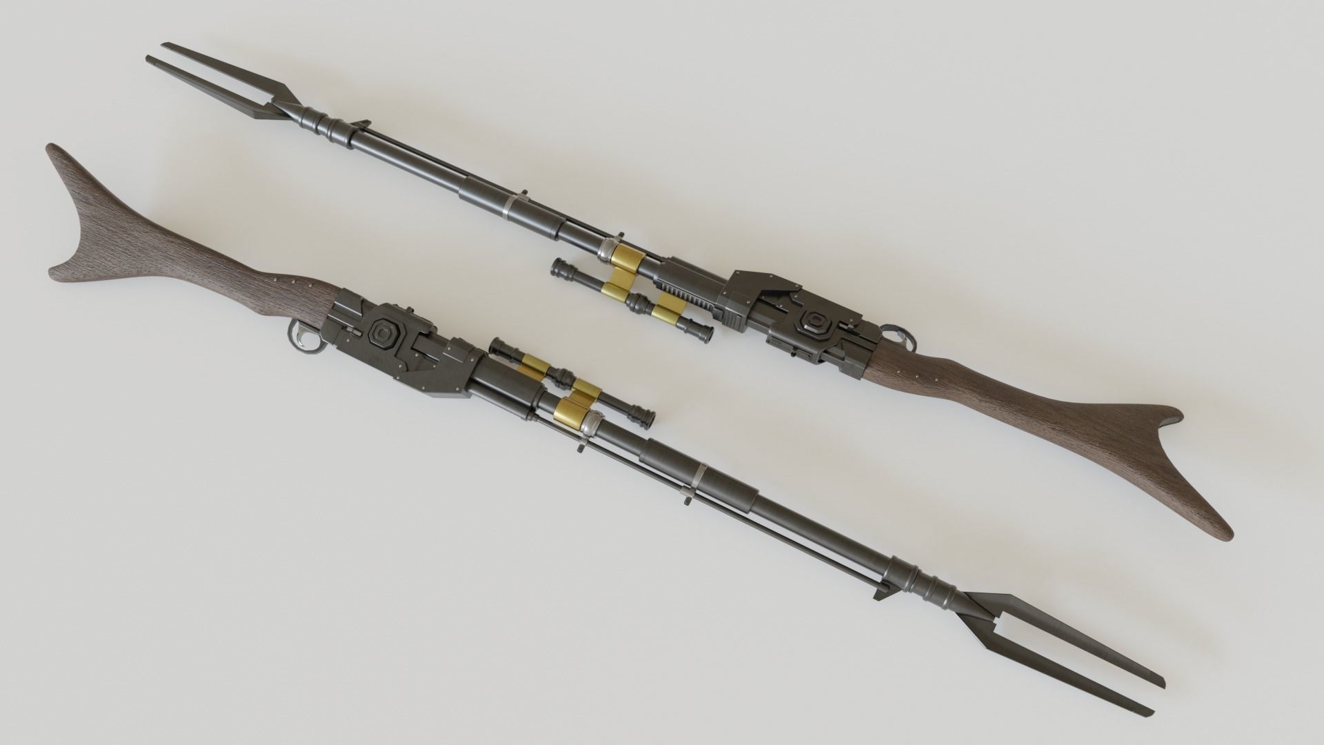 Star Wars The Mandalorian - Amban Phase-Pulse Blaster 3D model_5