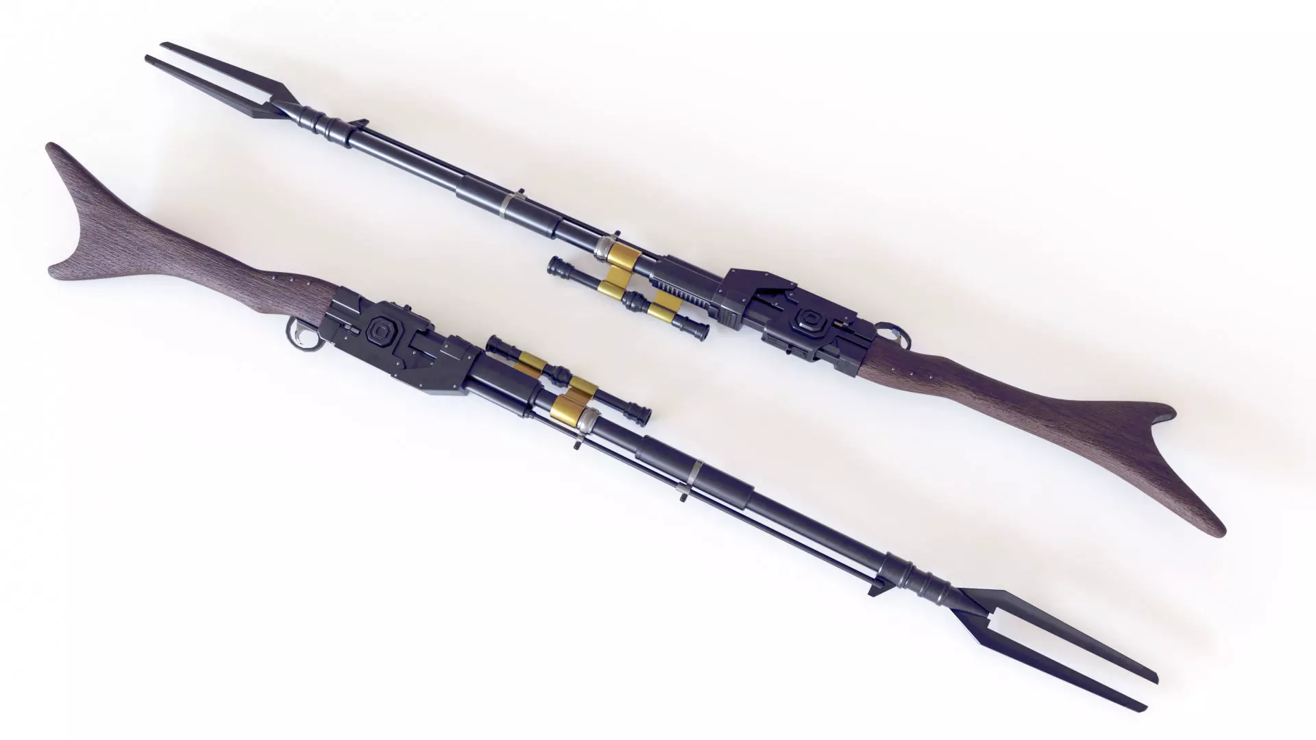 Star Wars The Mandalorian - Amban Phase-Pulse Blaster 3D model_0