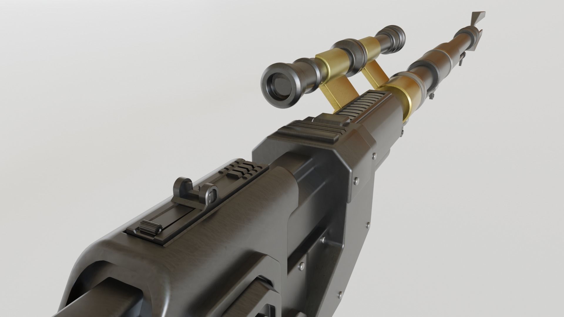 Star Wars The Mandalorian - Amban Phase-Pulse Blaster 3D model_2