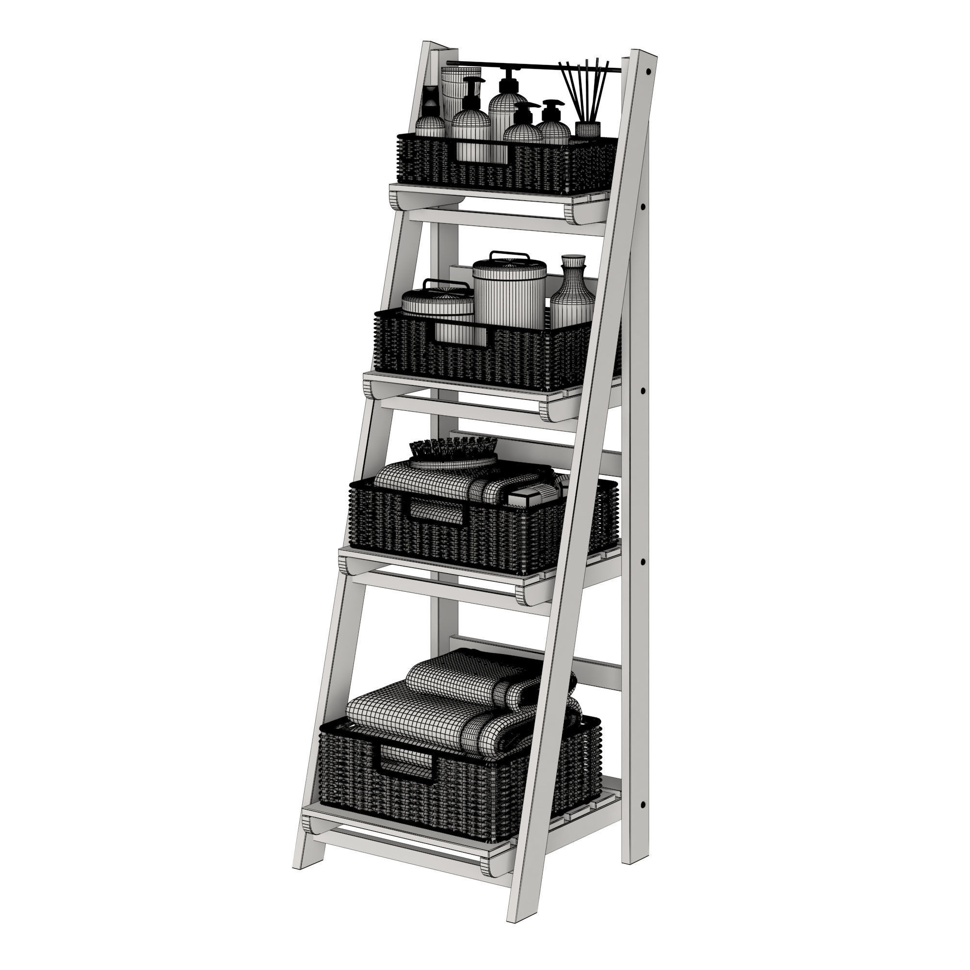 Bathroom Stand 3D model_2