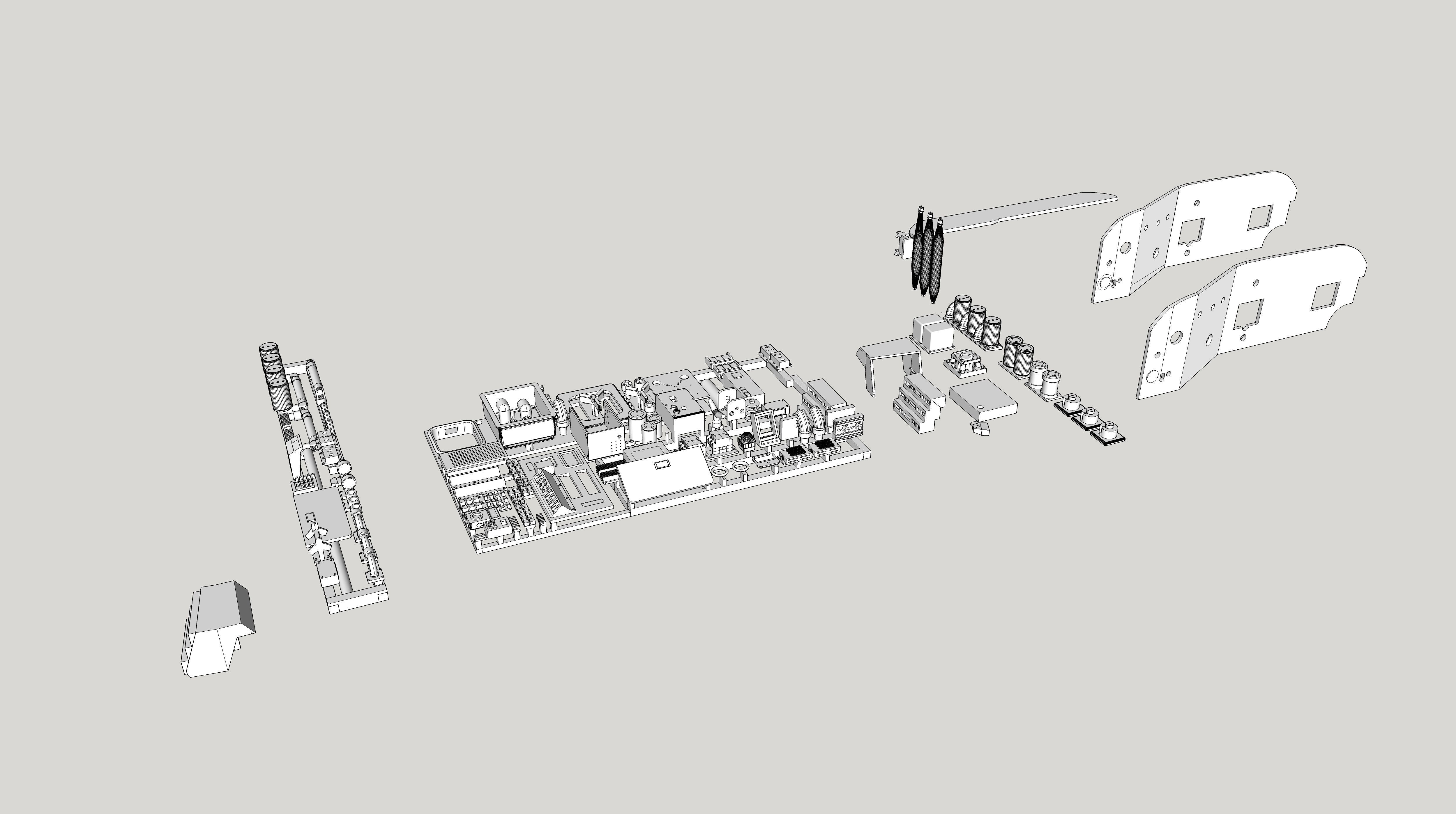 Back to the Future 1 DeLorean 1-18 Scale Super Detailing Parts 3D print model_5