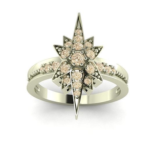 Ring Star Small 3D print model