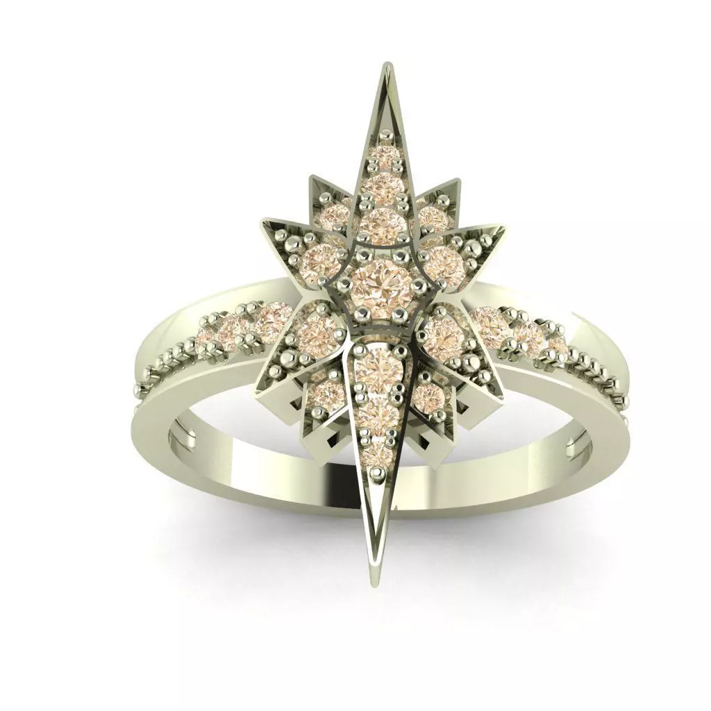 Ring Star Small 3D print model_0