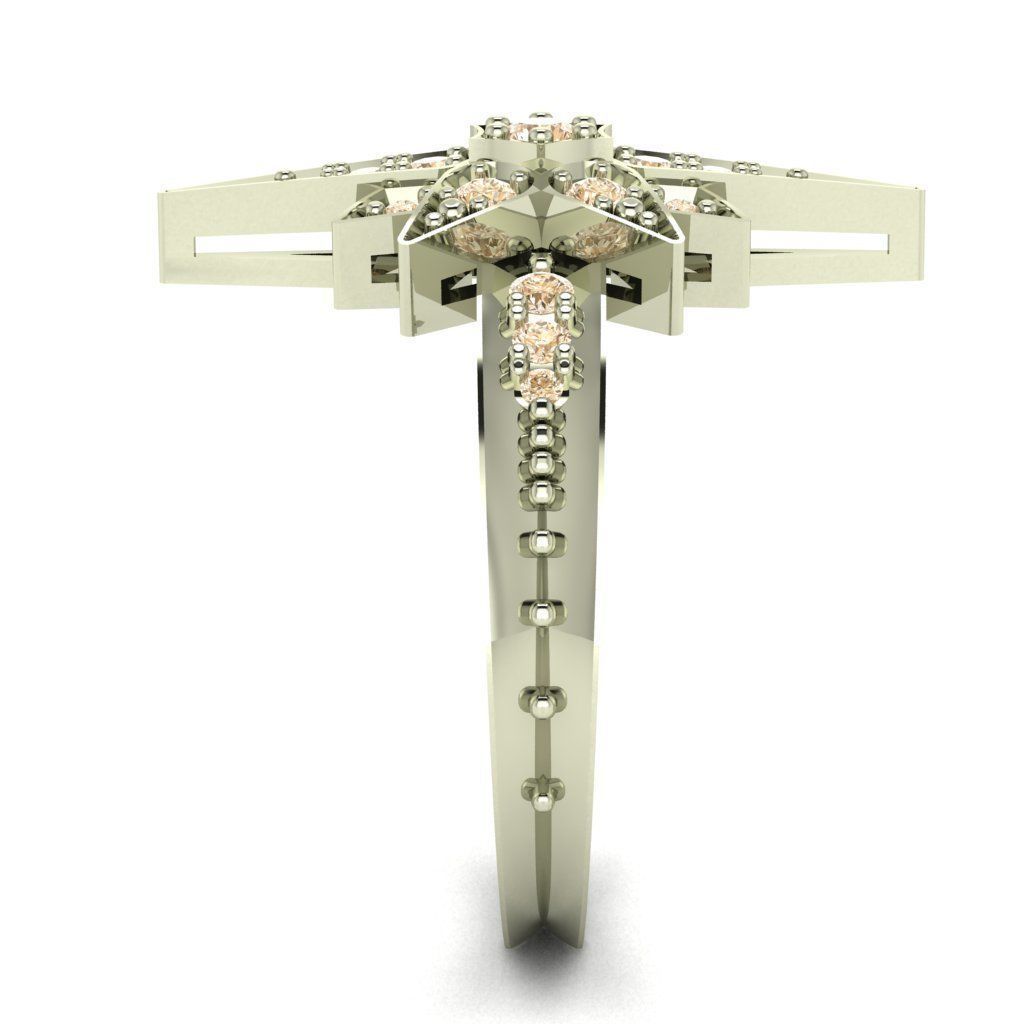 Ring Star Small 3D print model_2