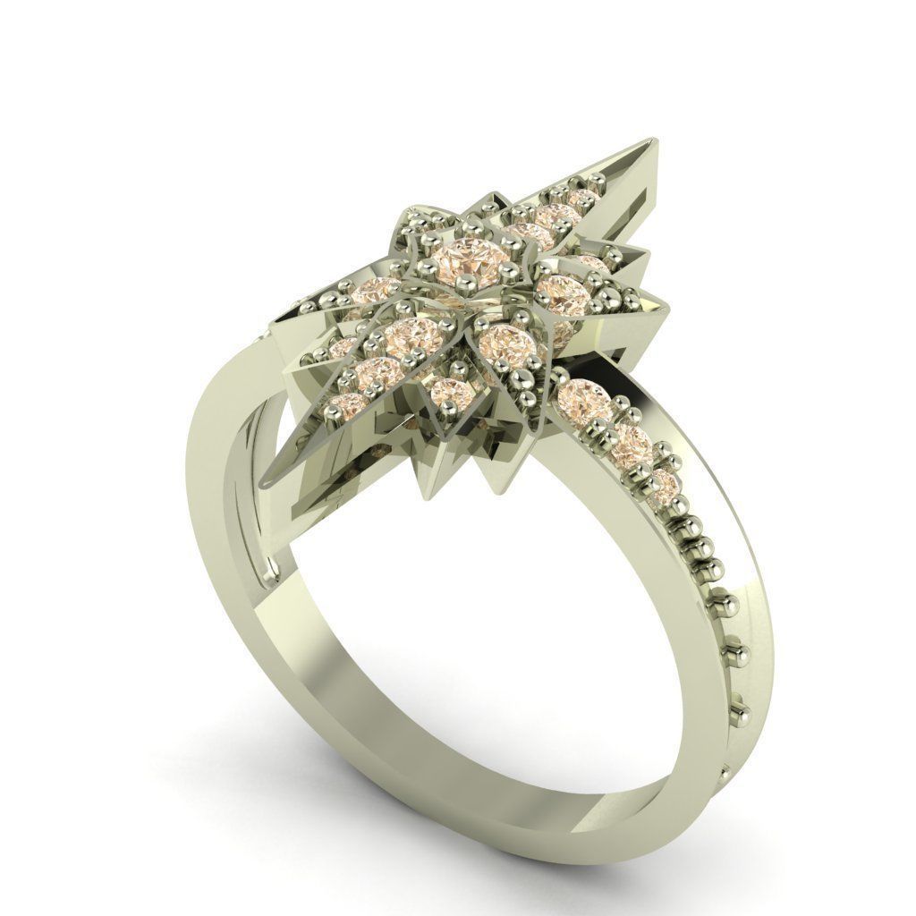 Ring Star Small 3D print model_1