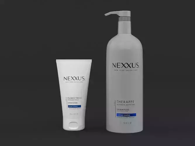 Nexxus Shampoo and Conditioner 3D model