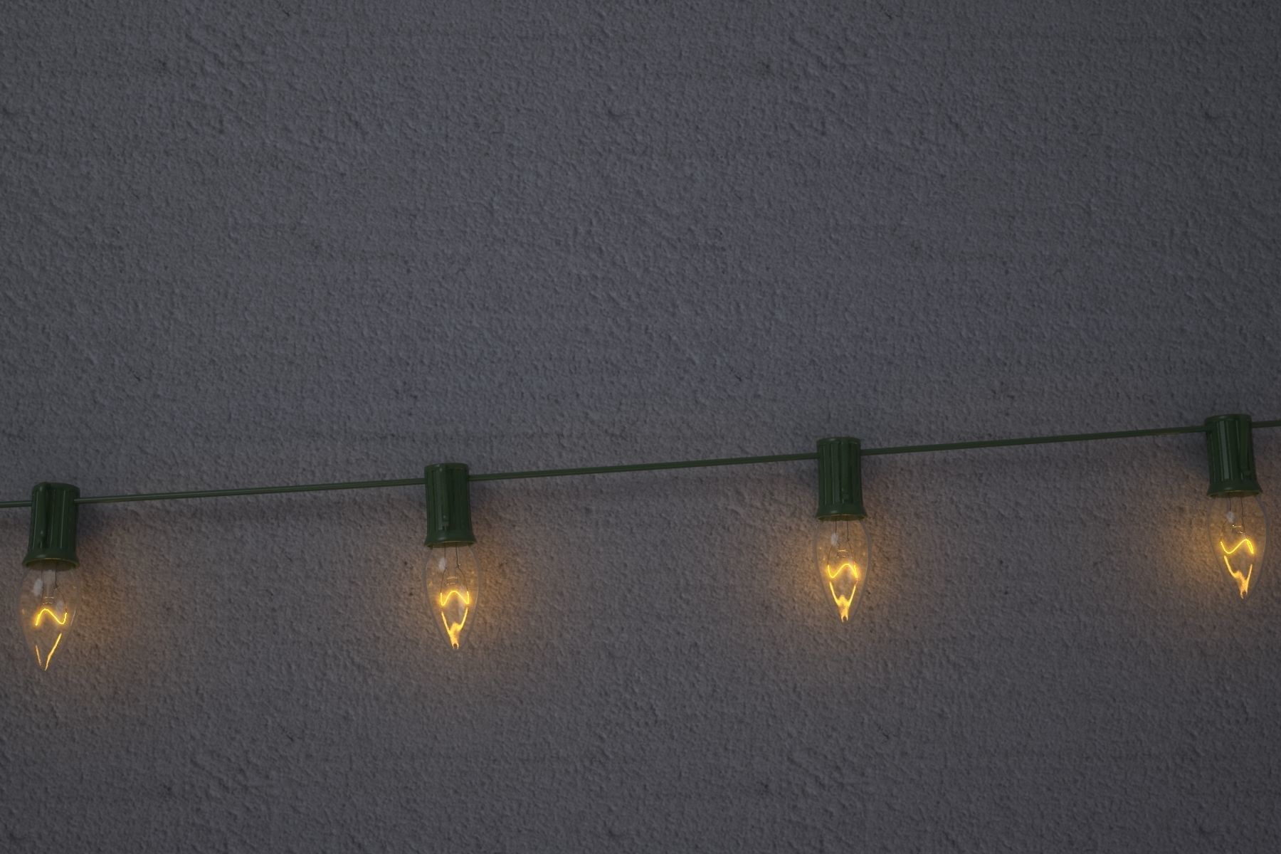 String Christmas Lights V7 3D model_6