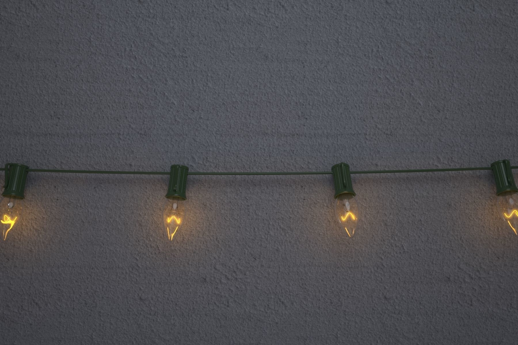 String Christmas Lights V7 3D model_5