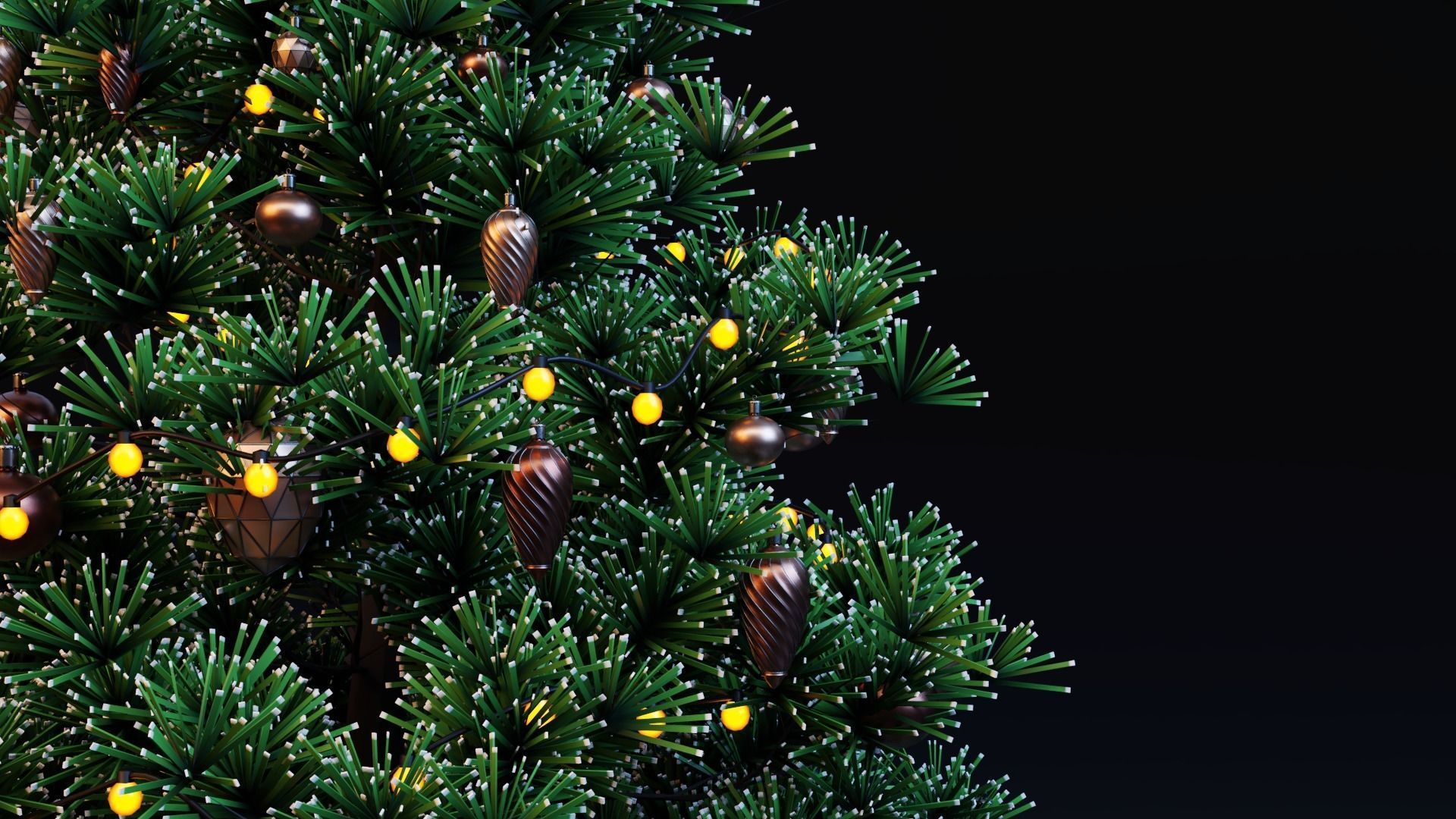 Christmas tree 3D model_3