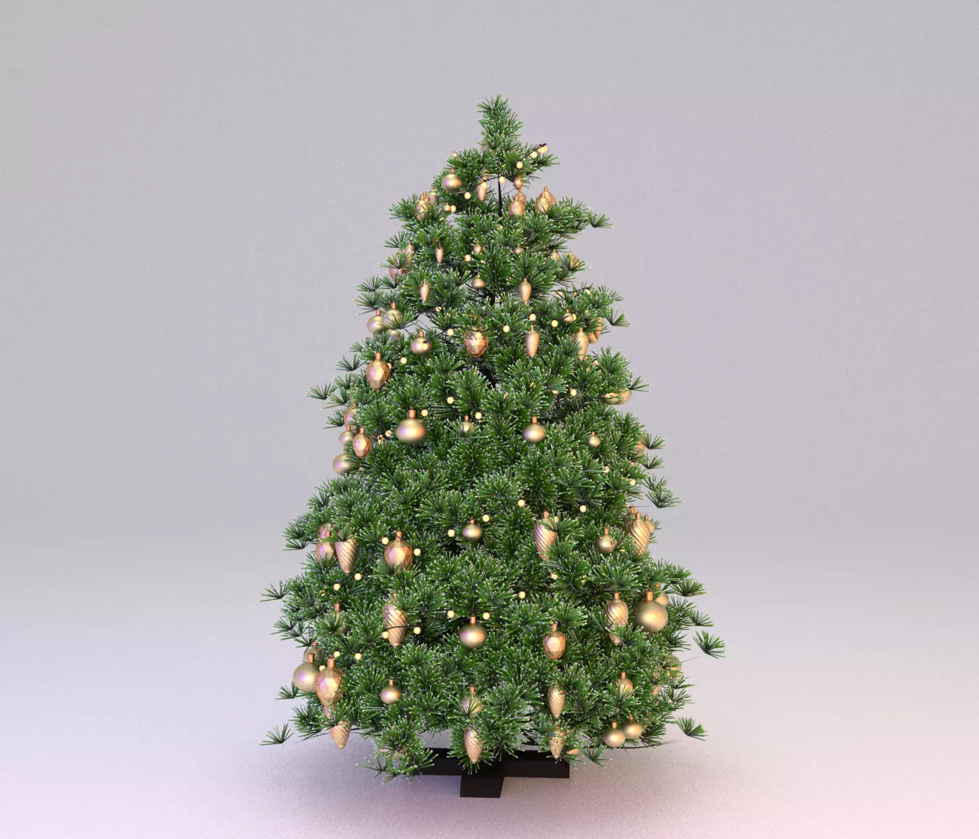 Christmas tree 3D model_0