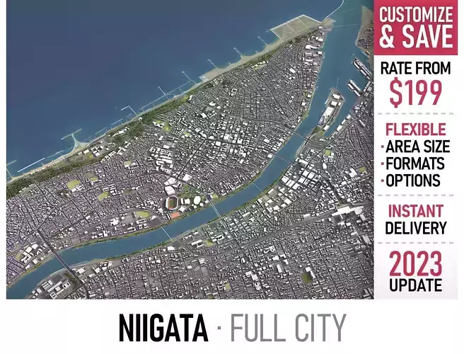 Niigata - 3D City Model