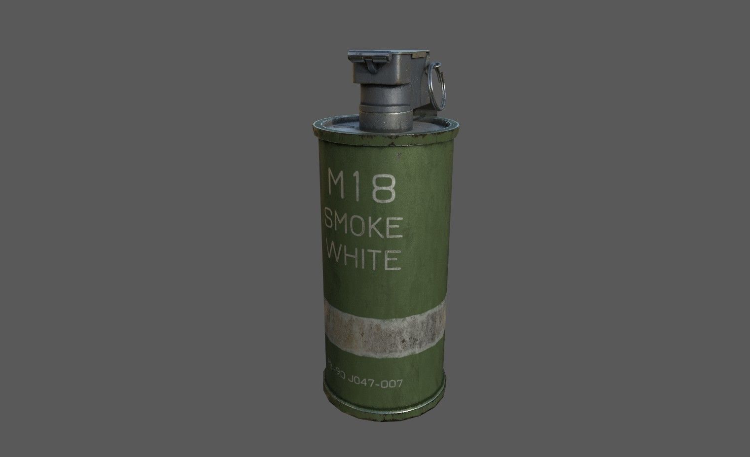 Grenade Pack Low-poly 3D model_5