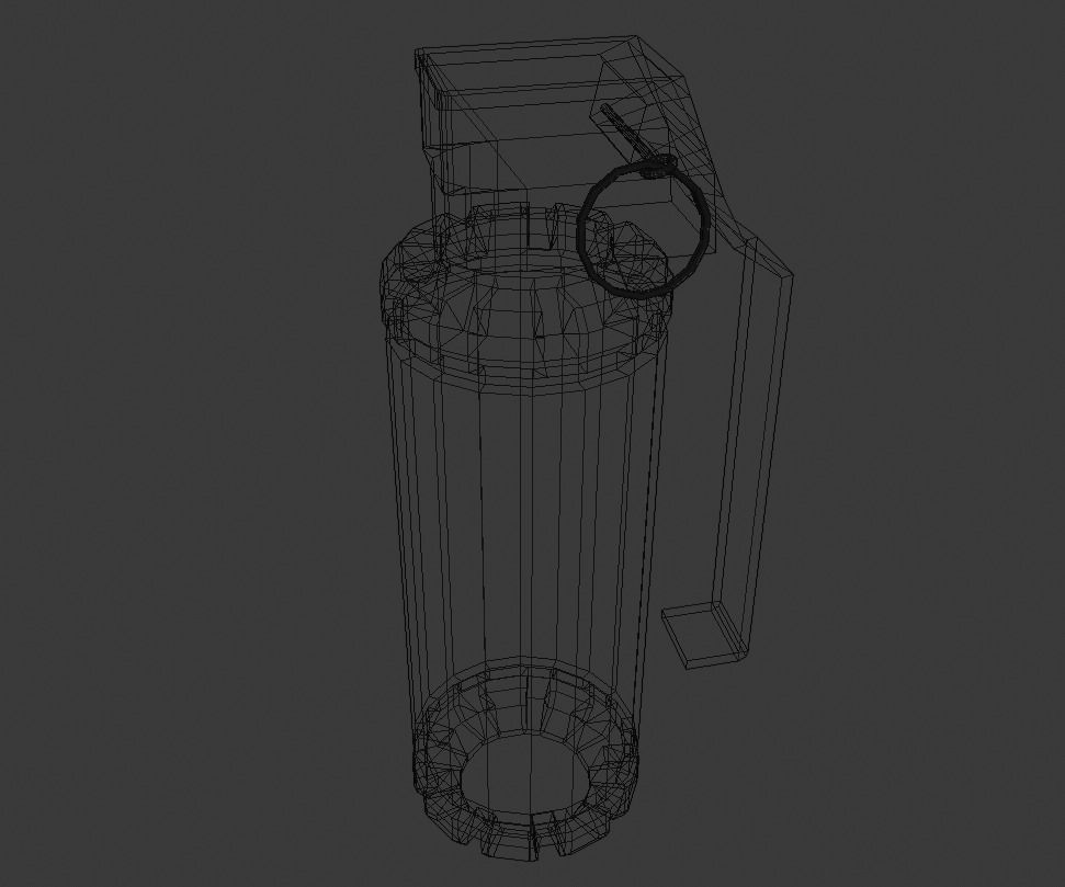 Grenade Pack Low-poly 3D model_7